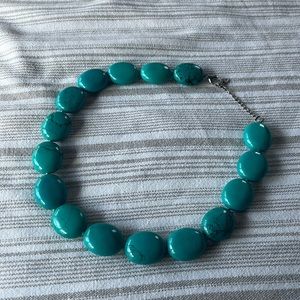 Turquoise statement necklace